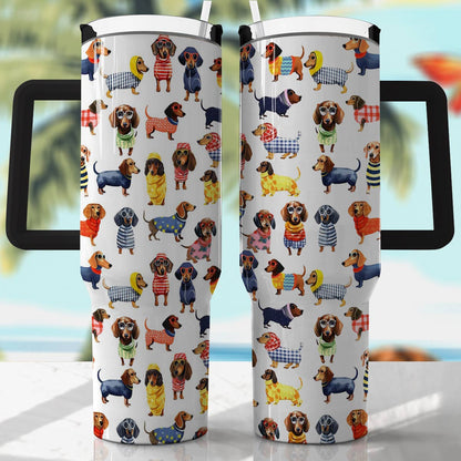 Shineful Tumbler Elegant Dachshunds Stylist