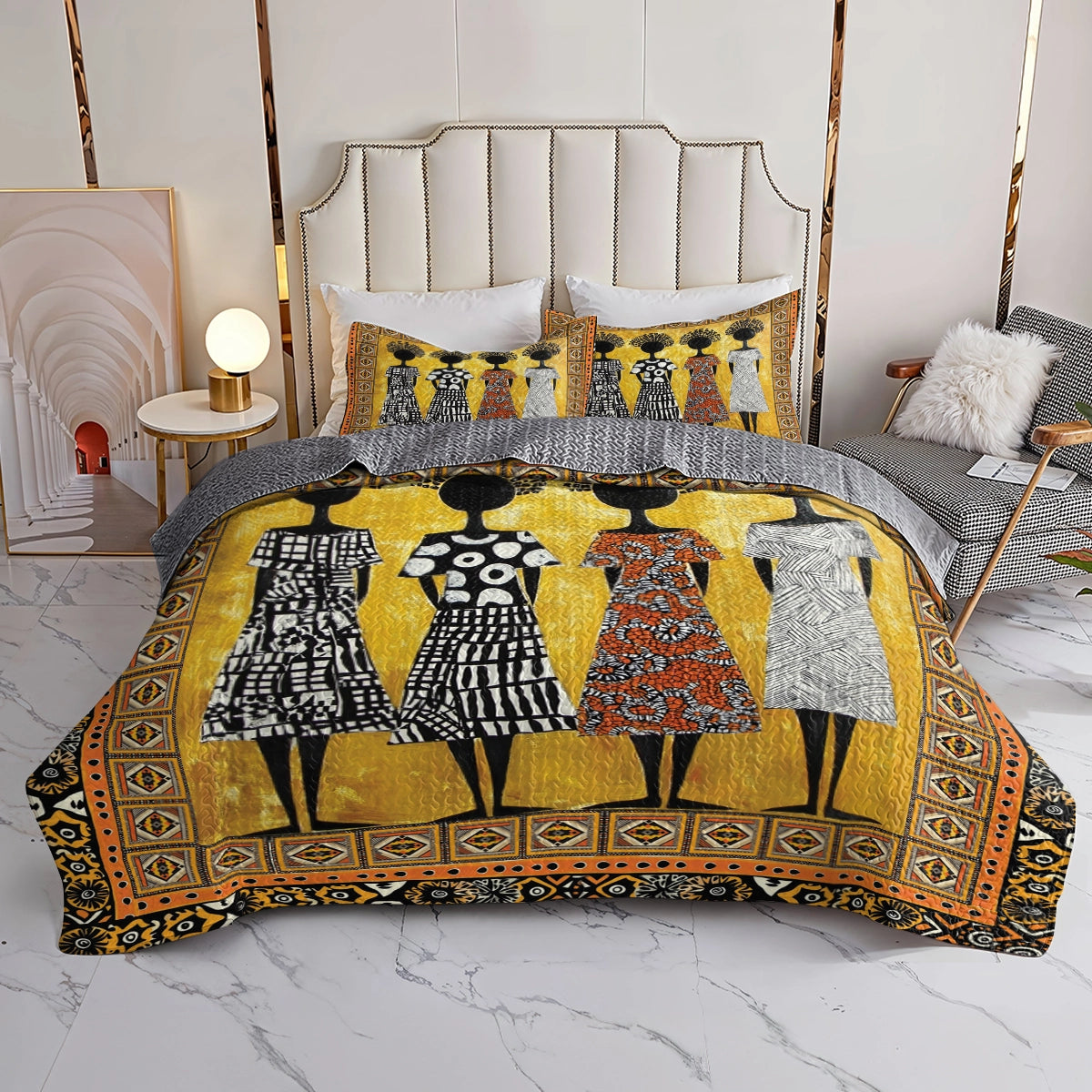 Shineful All Season Quilt 3-Piece Set - Timeless Black Women