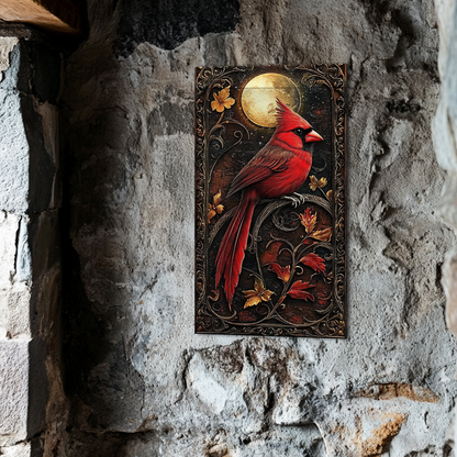 Shineful 2D Metal Sign Classic Cardinal Elegance