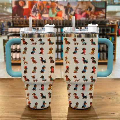Dachshund 40 Oz Shineful™ Tumbler Multi-Style Wiener Mn8 40Oz