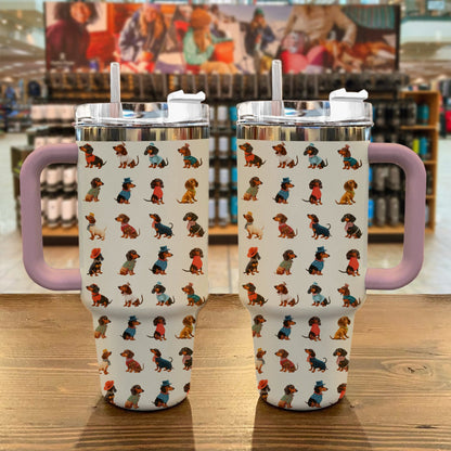 Dachshund 40 Oz Shineful™ Tumbler Multi-Style Wiener Mn8 40Oz