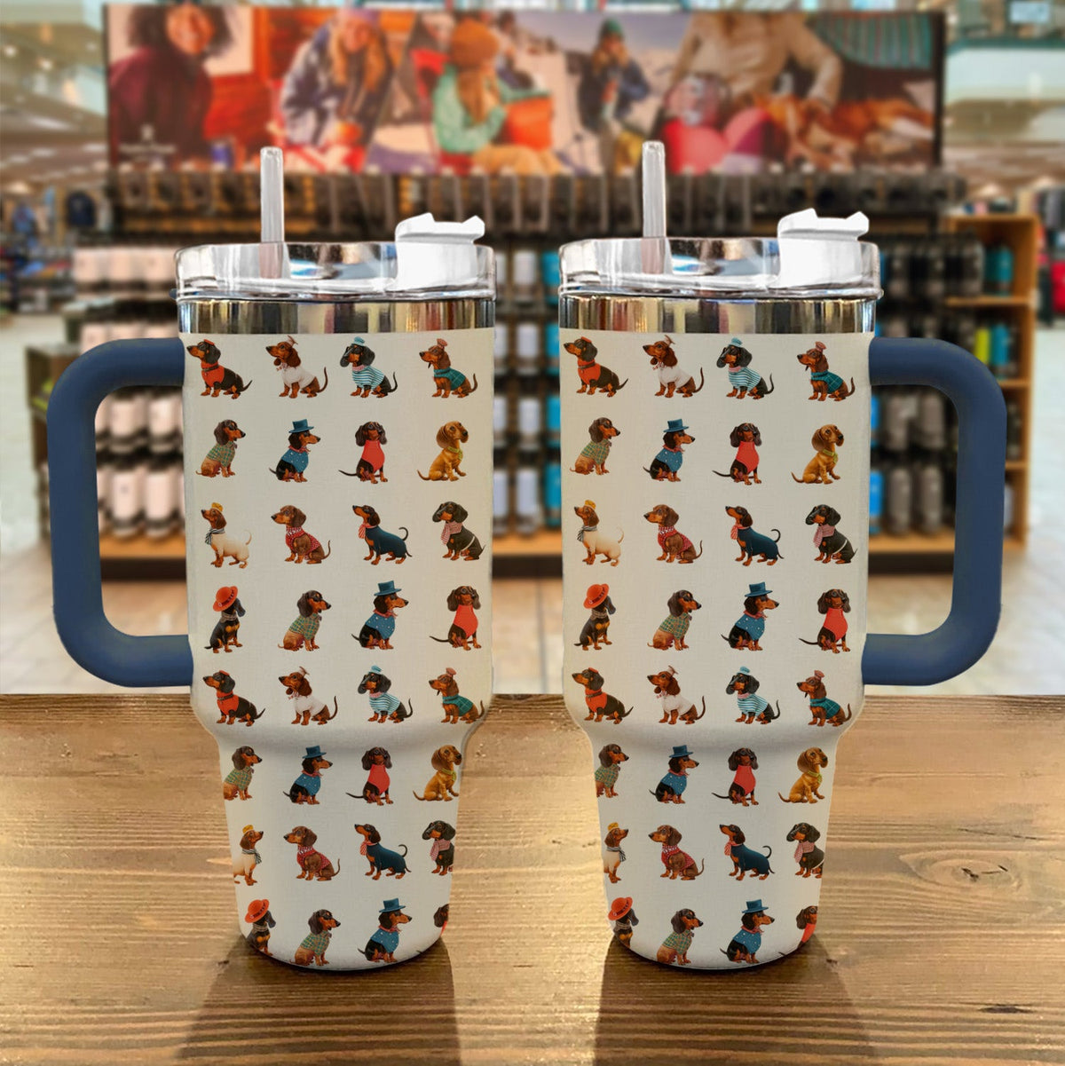 Dachshund 40 Oz Shineful™ Tumbler Multi-Style Wiener Mn8 40Oz