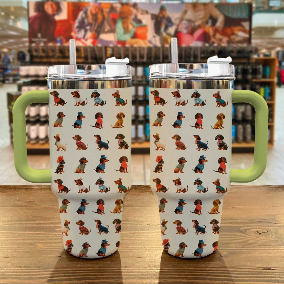 Dachshund 40 Oz Shineful™ Tumbler Multi-Style Wiener Mn8 40Oz