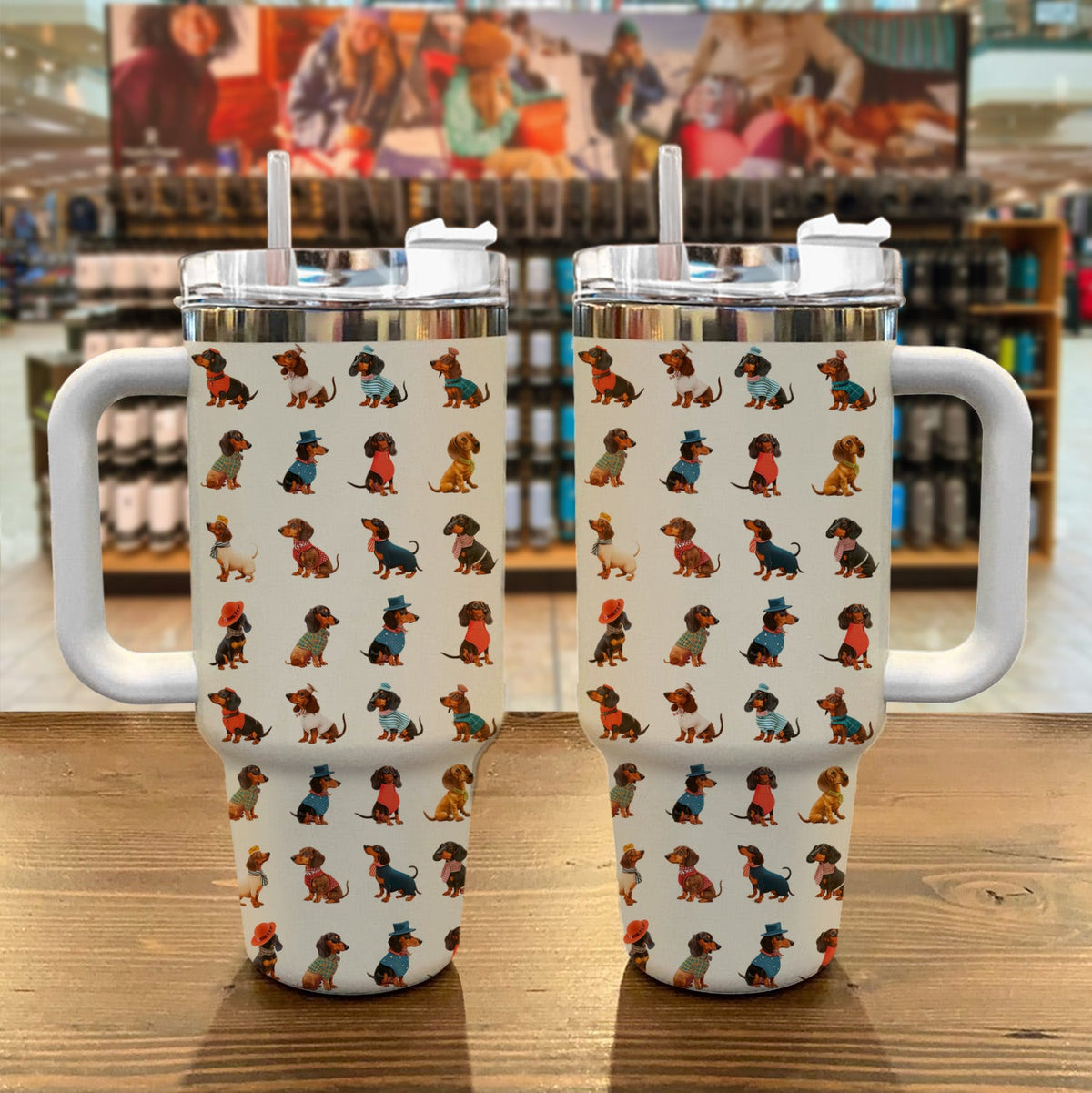 Dachshund 40 Oz Shineful™ Tumbler Multi-Style Wiener Mn8 40Oz