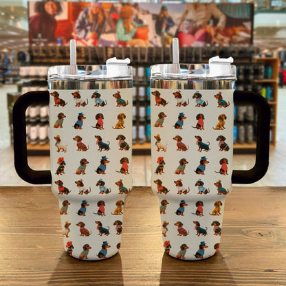 Dachshund 40 Oz Shineful™ Tumbler Multi-Style Wiener Mn8 40Oz