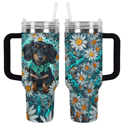 Shineful Tumbler Daisy Dachshund