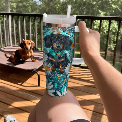 Shineful Tumbler Daisy Dachshund