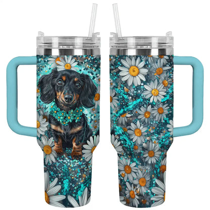 Shineful Tumbler Daisy Dachshund