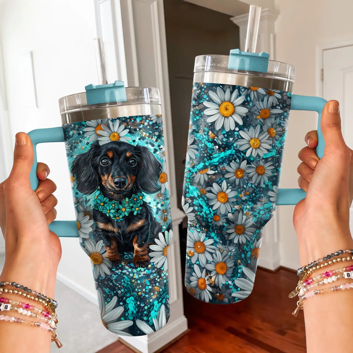 Shineful Tumbler Daisy Dachshund