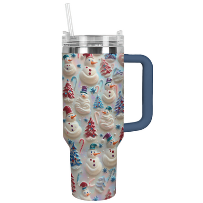 Shineful Tumbler Snowman Pattern