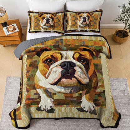 Shineful All Season Quilt 3-Piece Set Frenchie Charm