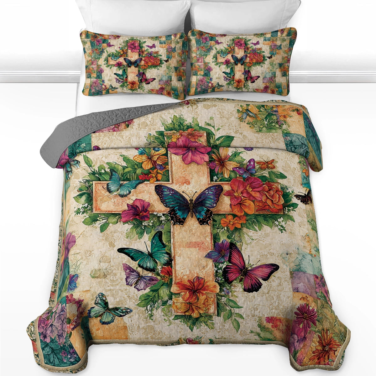 Shineful All Season Quilt 3-Piece Set - Heavenly Grace