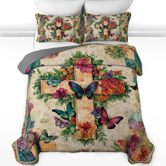 Shineful All Season Quilt 3-Piece Set - Heavenly Grace