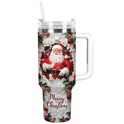 Shineful Tumbler Santa's Cheer