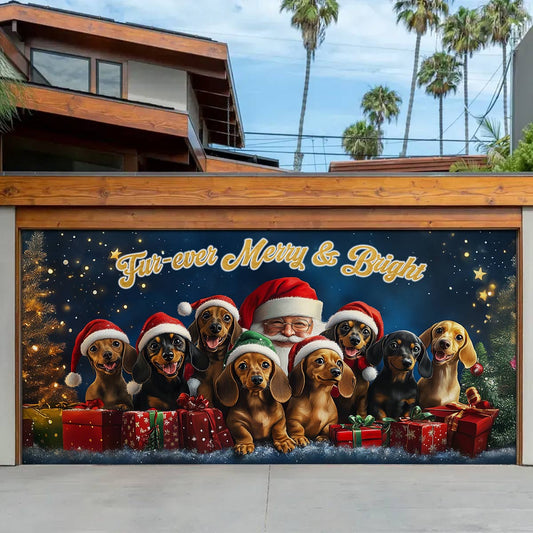 Shineful Garage Door Banner Decoration - Fur-ever Merry & Bright
