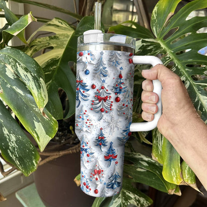 Shineful Glossy Tumbler Sweet Christmas Trees