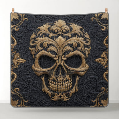 Shineful Quilt 3-Piece Set Baroque Skull Majesty