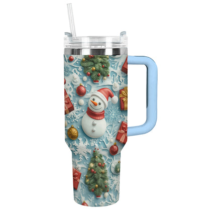 Shineful Tumbler Christmas Snowman