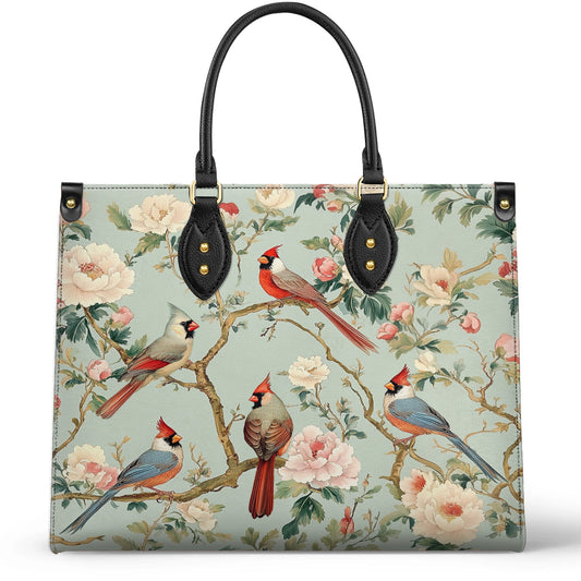 Shineful Leather Bag Cardinal Bloom