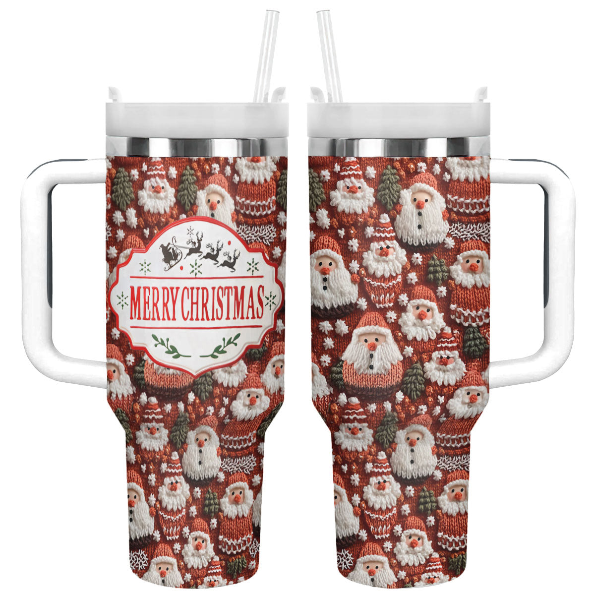 Shineful Tumbler Knitted Christmas