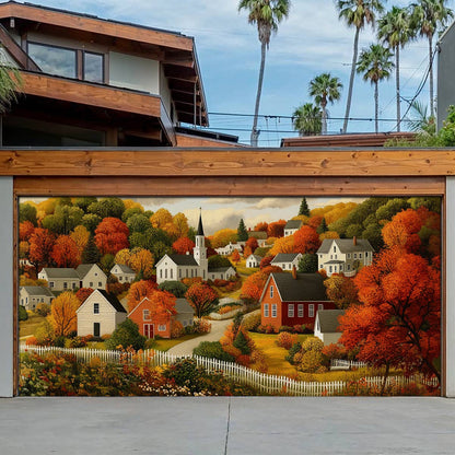 Shineful Garage Door Banner Decoration 4 Season