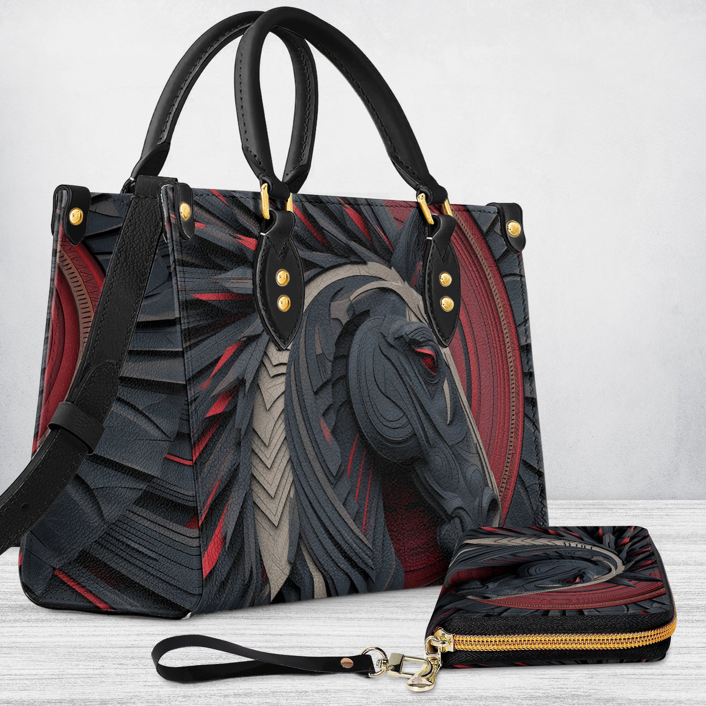 Shineful Leather Bag Obsidian Stallion Core