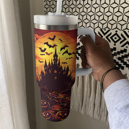 Shineful Tumbler Halloween Haunted Castle