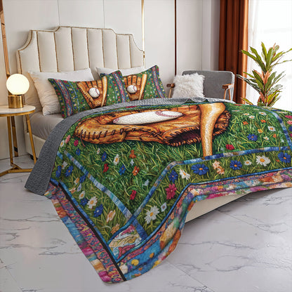 Shineful All Season Quilt 3-Piece Set - Home Run Heritage