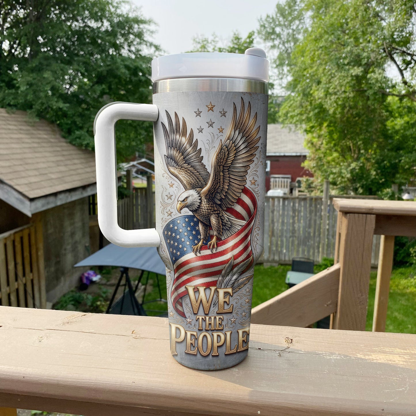 Shineful Tumbler American Eagle Freedom