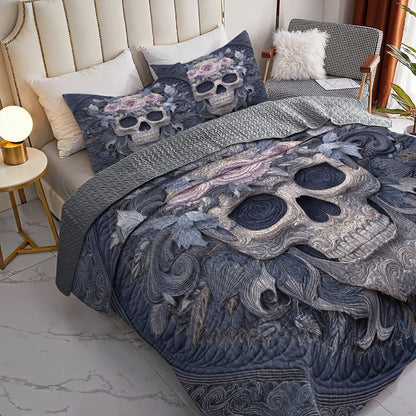 Shineful Quilt 3-Piece Set Violet Crown of Shadows