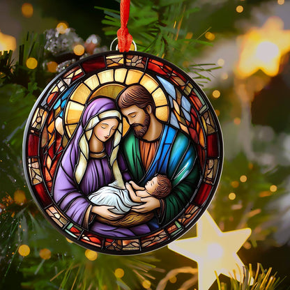 Shineful 2D Acrylic Ornament Nativity Scene
