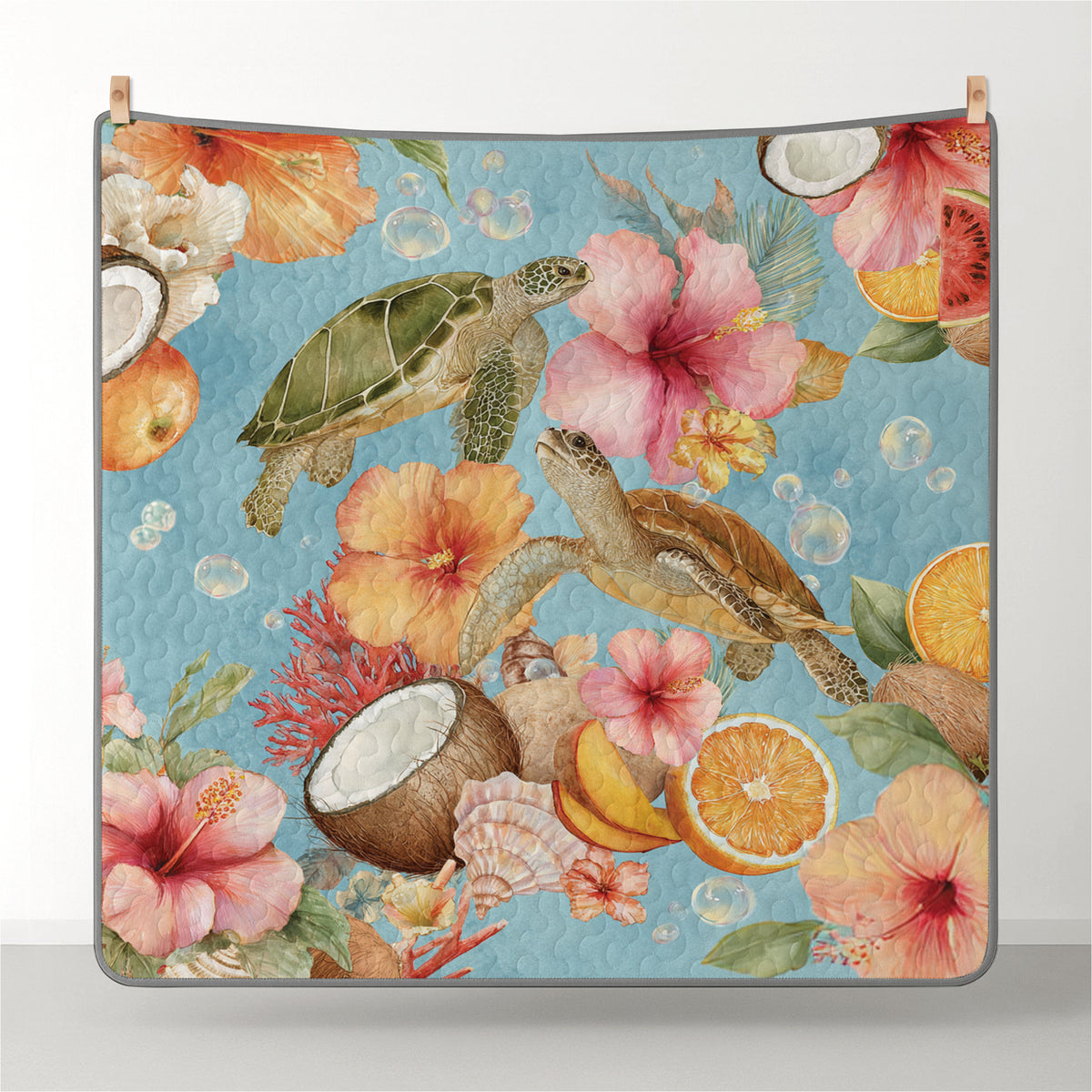 Shineful All Season Quilt 3-Piece Set Coastal Bloom