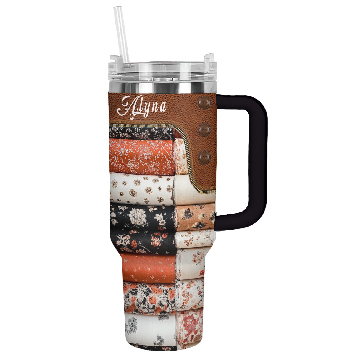 Shineful Tumbler Personalized Vintage Fabric Collection
