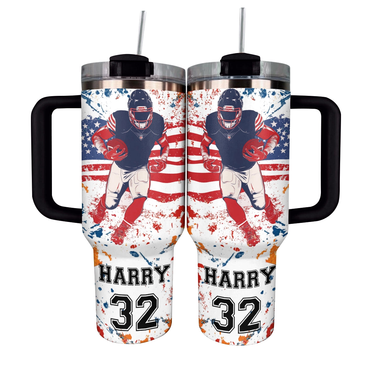 Shineful Tumbler Personalized Football Gridiron Glory