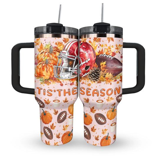 Shineful Tumbler Football Harvest Huddle
