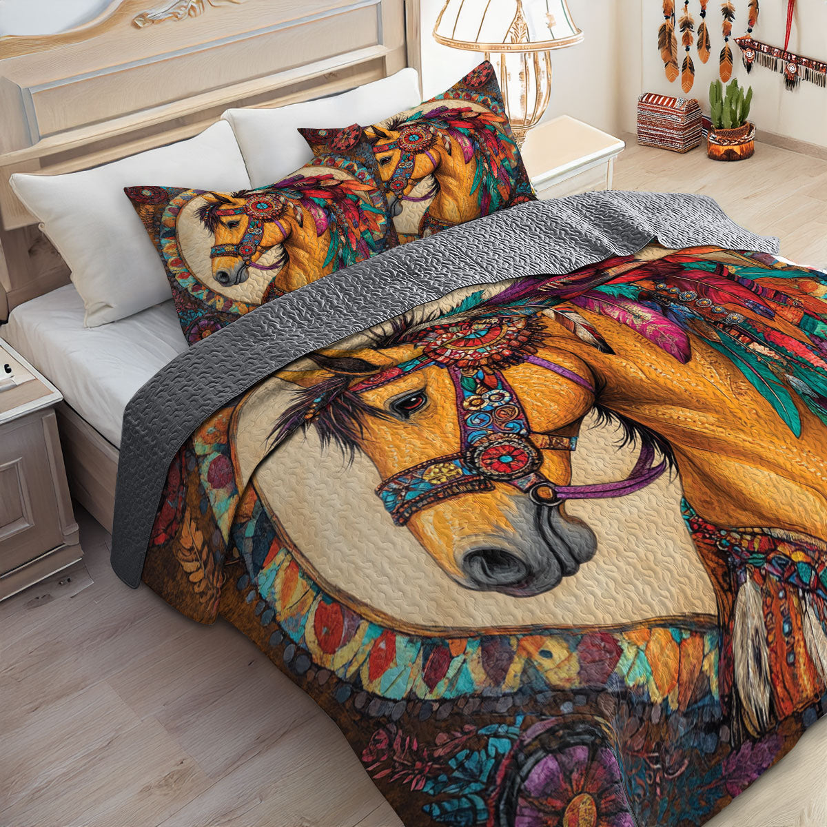Shineful All Season Quilt 3-Piece Set Echoes Of Warrio