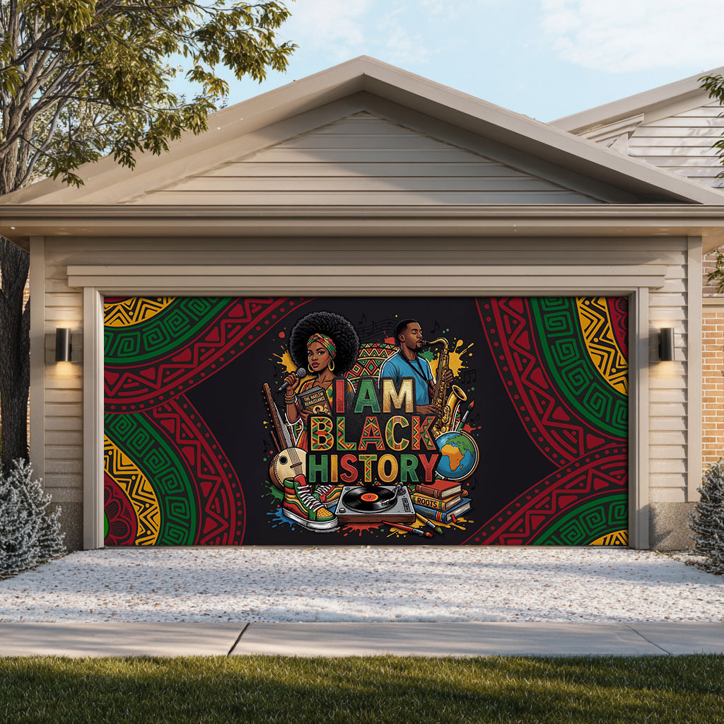 Shineful Garage Door Banner Decoration Legacy in Motion