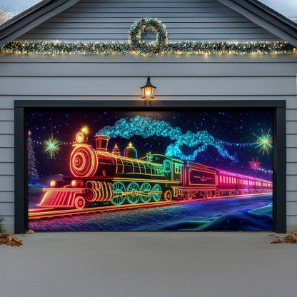 Shineful Garage Door Banner Decoration Holiday Gift Express