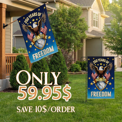 Shineful Bundle Double Flag The Freedom Crest of America
