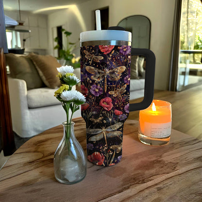 Shineful Tumbler Attractive Dragonflies