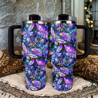 Shineful Tumbler Breathtaking Dragonflies