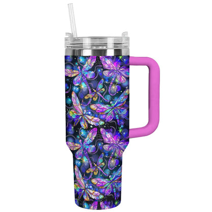 Shineful Tumbler Breathtaking Dragonflies