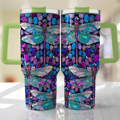 Shineful Tumbler Magical Dragonflies And Gravels