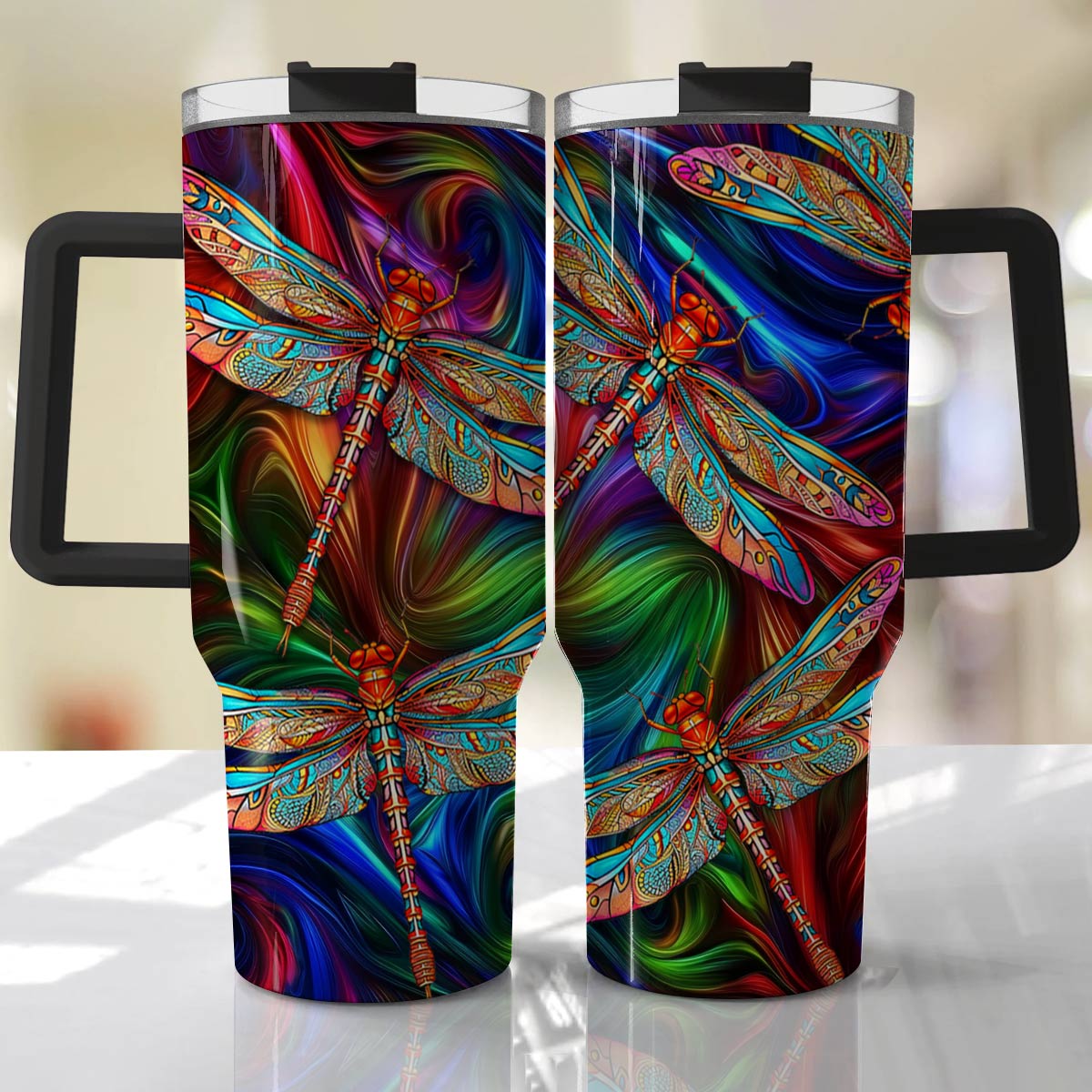 Shineful Tumbler Gorgeous Dragonflies