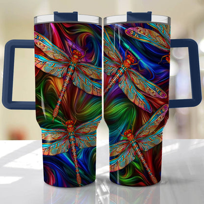 Shineful Tumbler Gorgeous Dragonflies