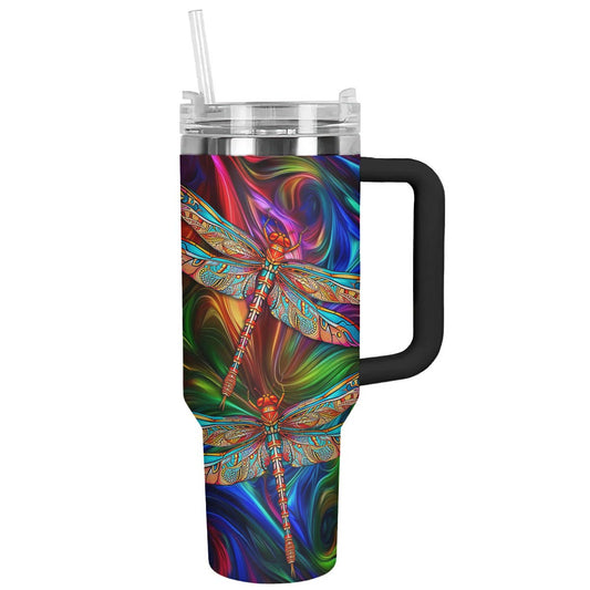 Shineful Tumbler Gorgeous Dragonflies