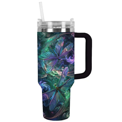 Shineful Tumbler Dragonfly Adorned