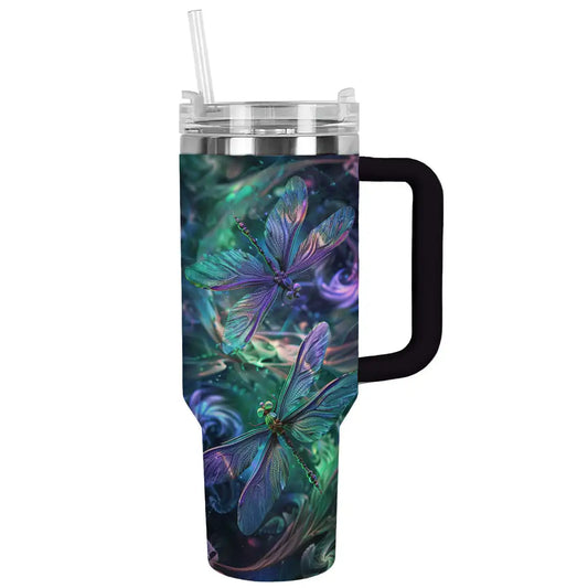 Shineful Tumbler Dragonfly Adorned