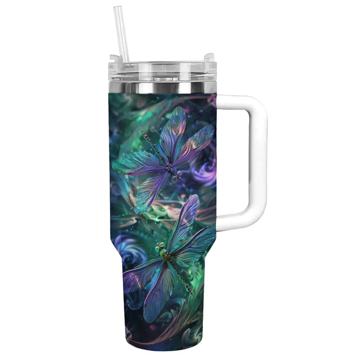 Shineful Tumbler Dragonfly Adorned