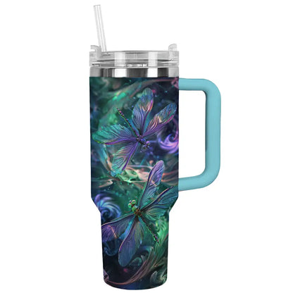 Shineful Tumbler Dragonfly Adorned